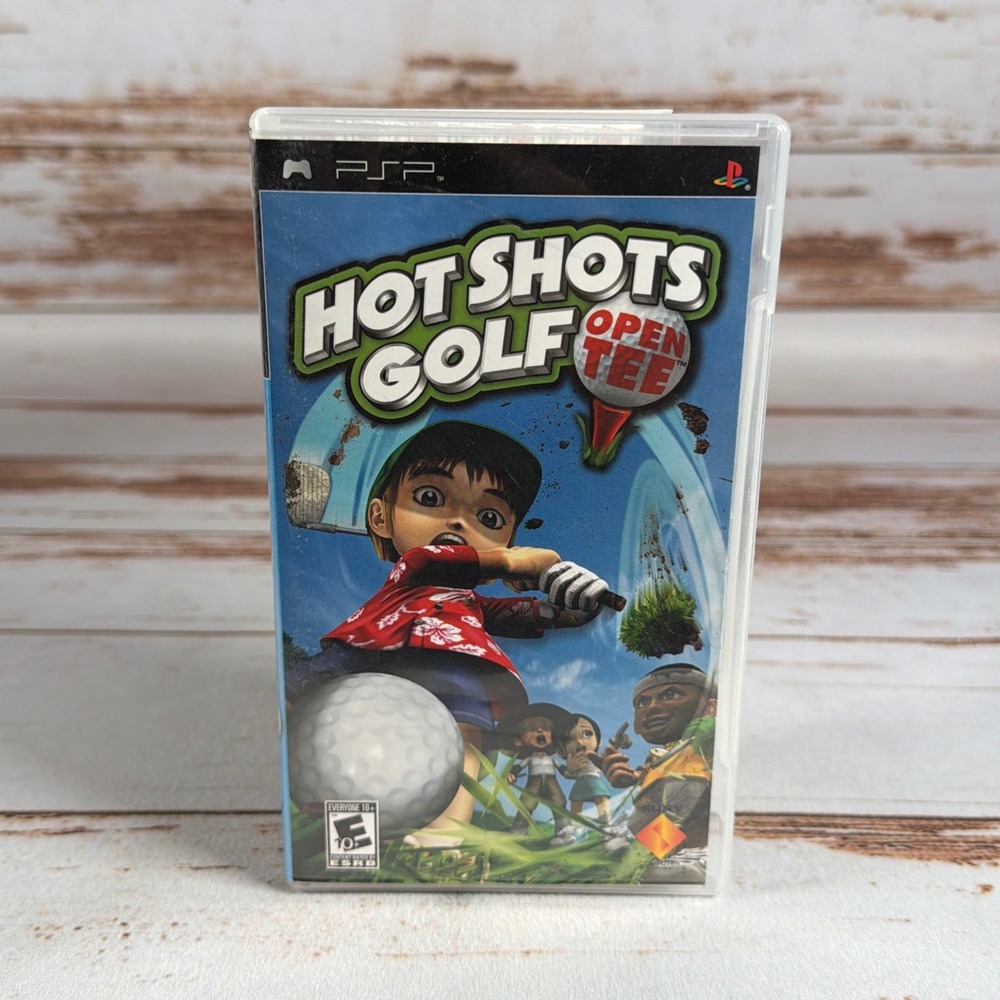 Hot Shots Golf Open Tee Sony PSP 2005 CIB Manual Tested